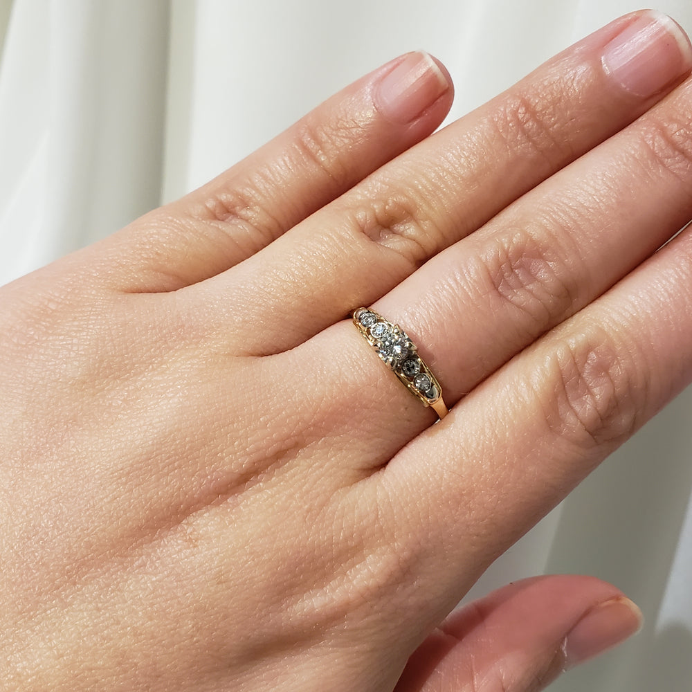 Antique Diamond Engagement Ring | Era Design Vancouver Canada