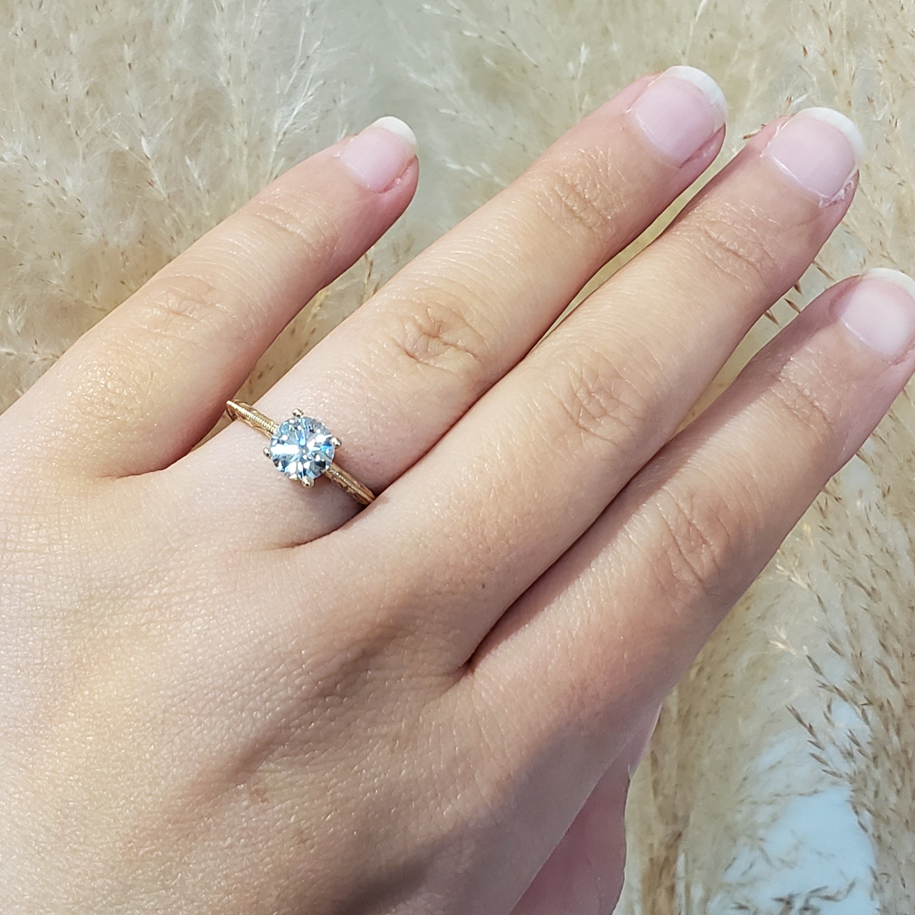 Lab Diamond Engagement Ring | Era Design Vancouver Canada