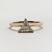 Triangle Solitaire Lab Diamond Engagement Ring | Era Design Vancouver Canada