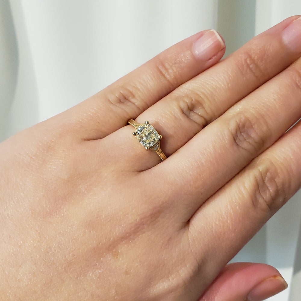 Lab Grown Diamond Engagement Ring | Era Design Vancouver Canada