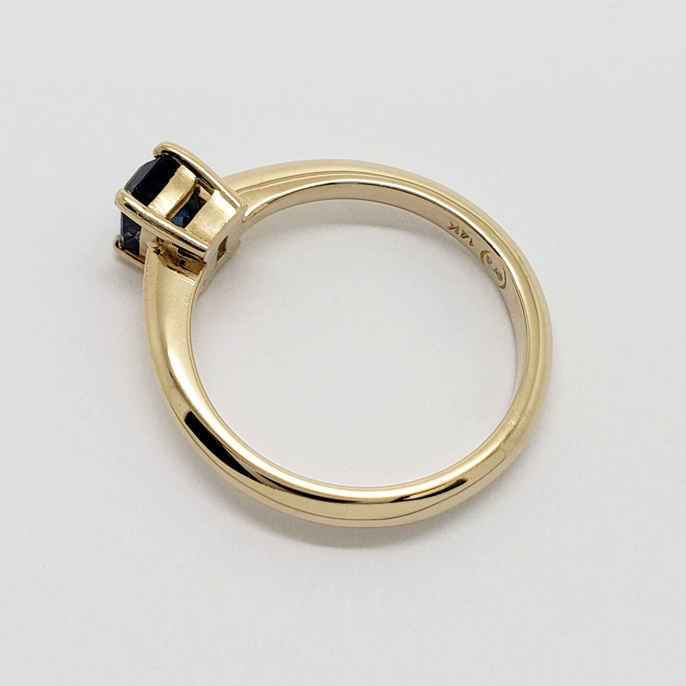 Montana Sapphire Engagement Ring | Era Design Vancouver Canada