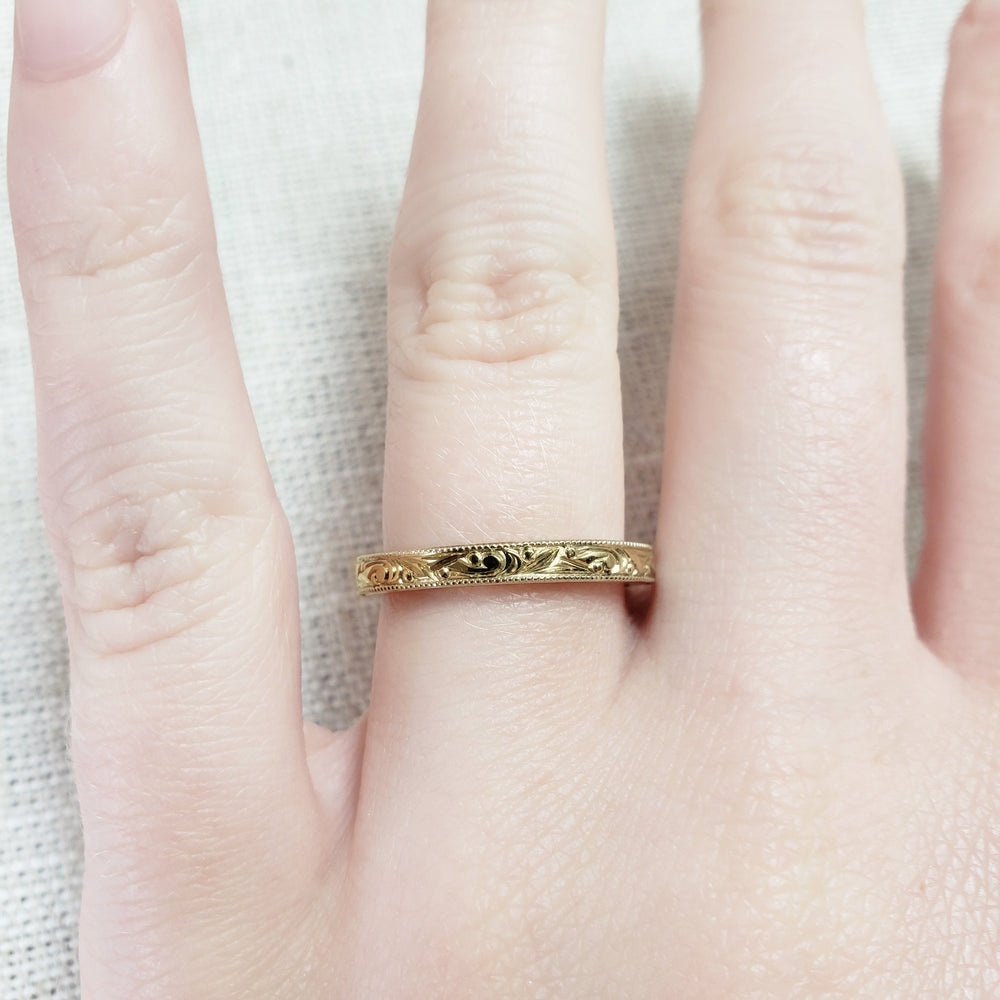 Yellow Gold Wedding Ring | Era Design Vancouver Canada