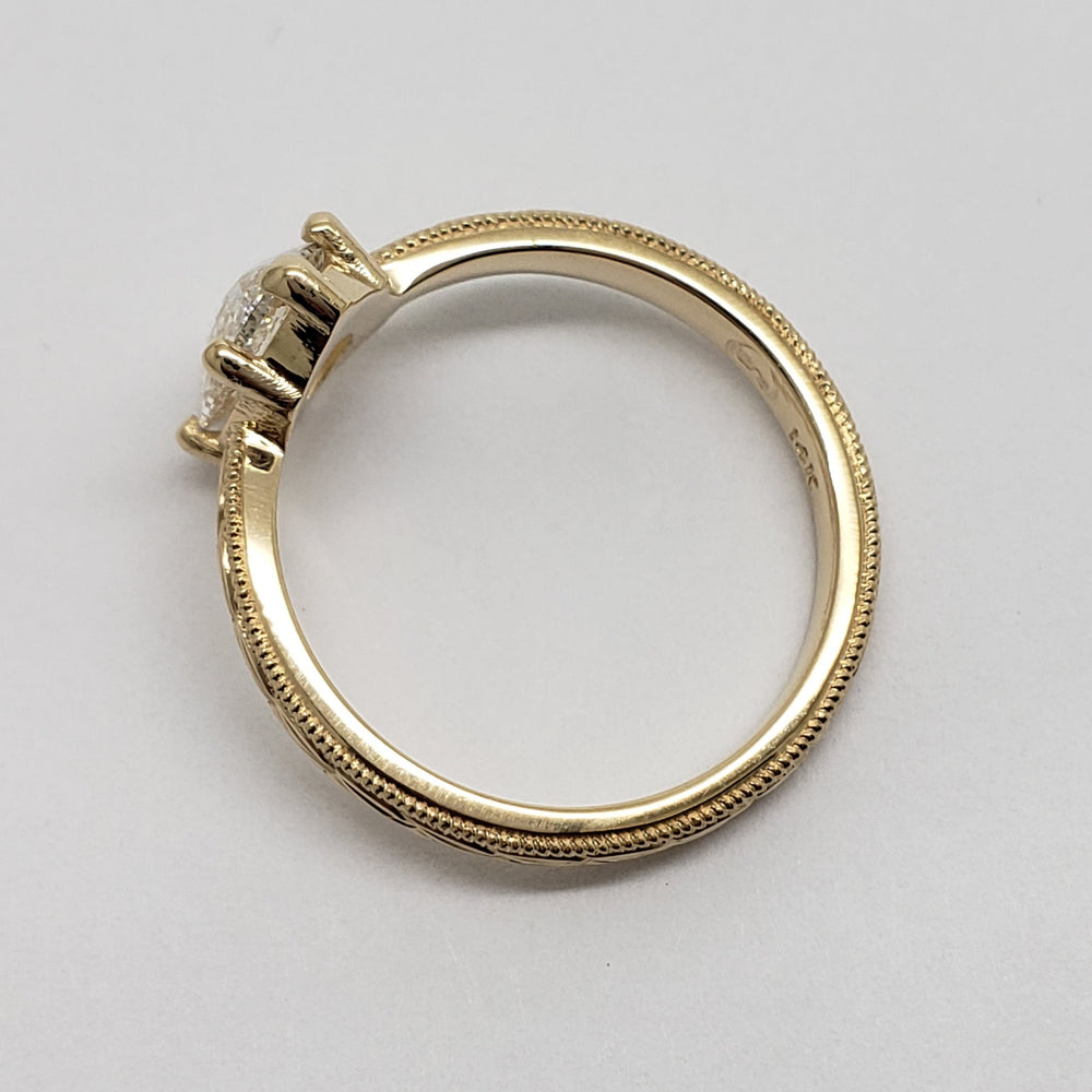 Lab Diamond Engagement Ring | Era Design Vancouver Canada