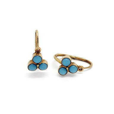 Antique Turquoise Earrings | Era Design Vancouver Canada