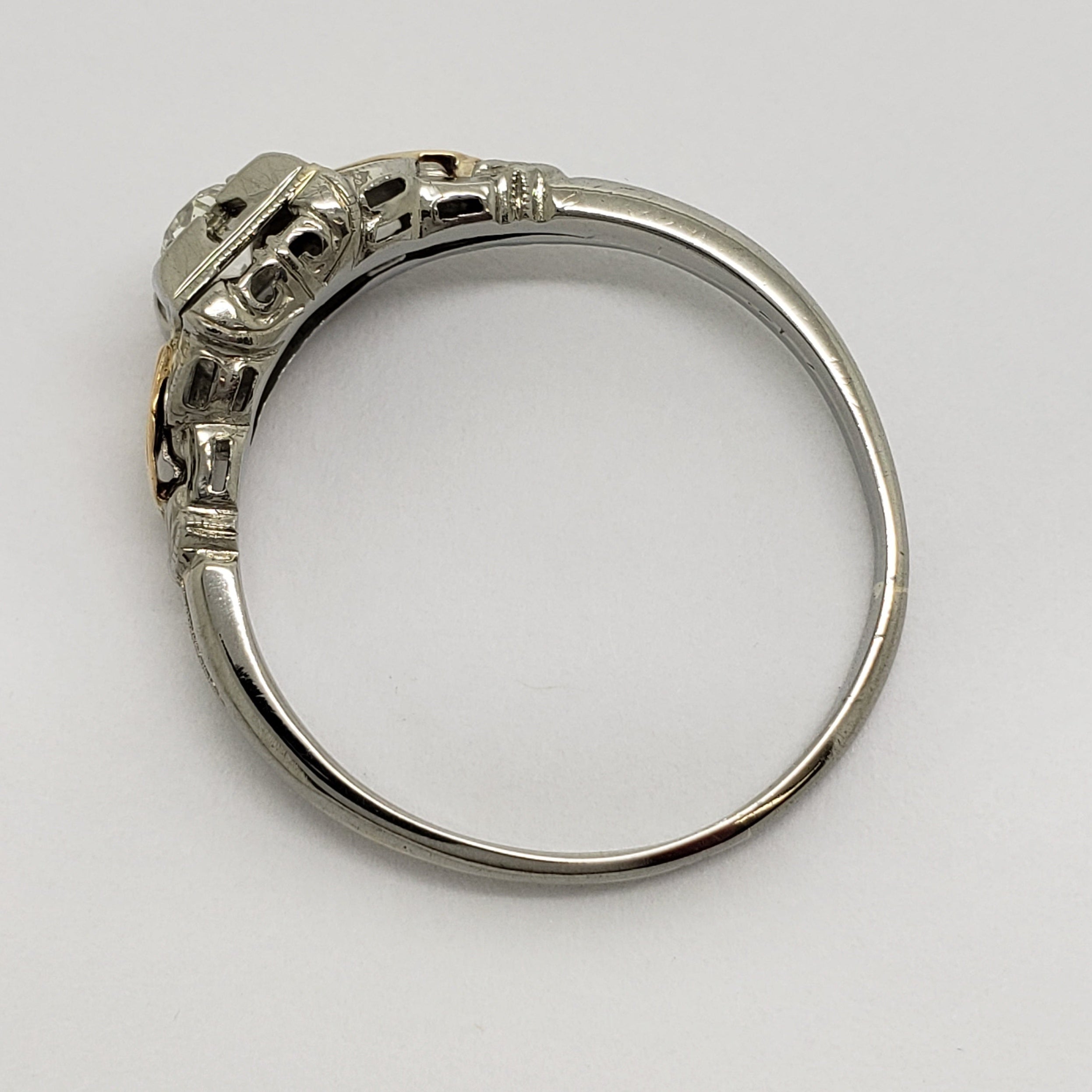 Antique Diamond Engagement Ring | Era Design Vancouver Canada