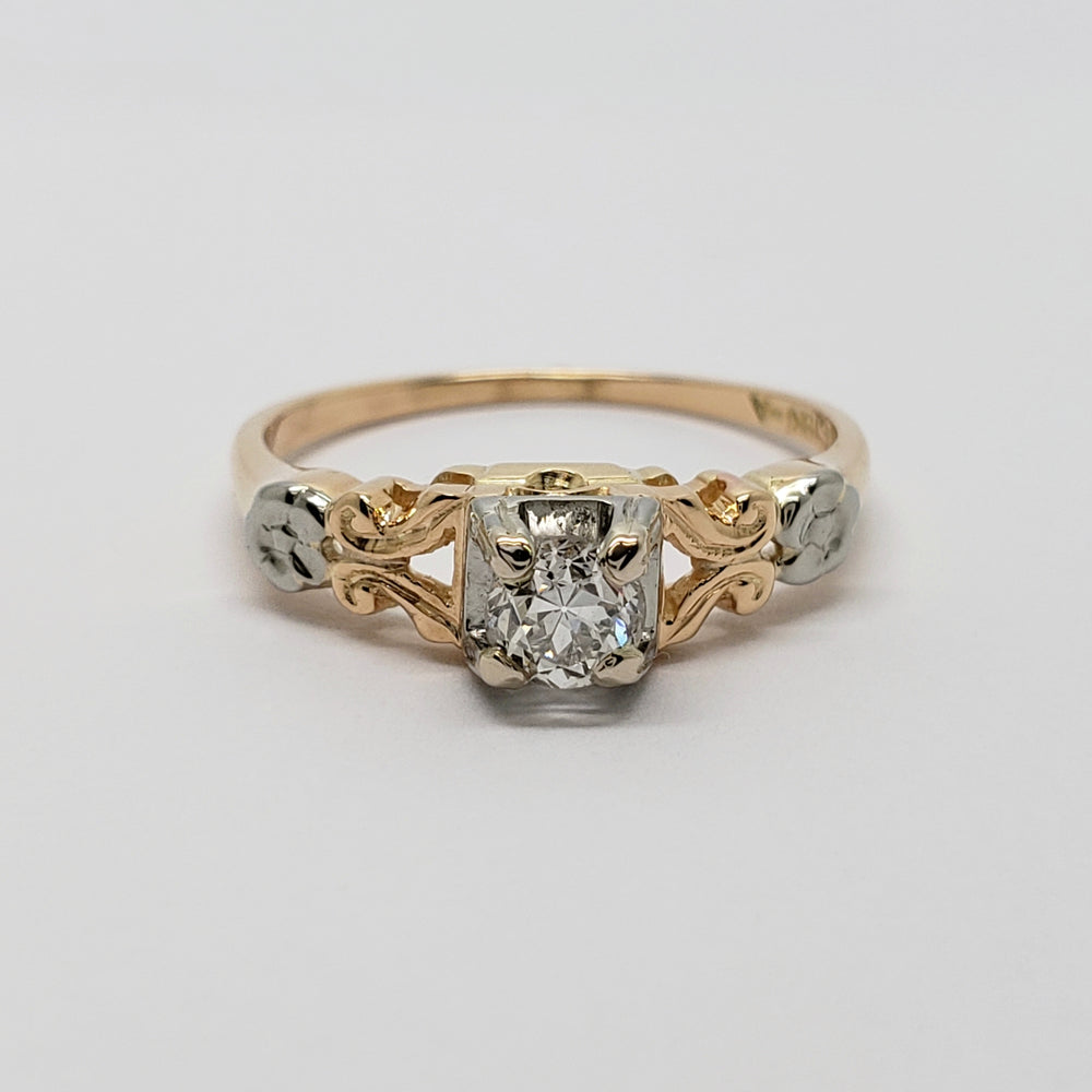 Antique Diamond Engagement Ring | Era Design Vancouver Canada