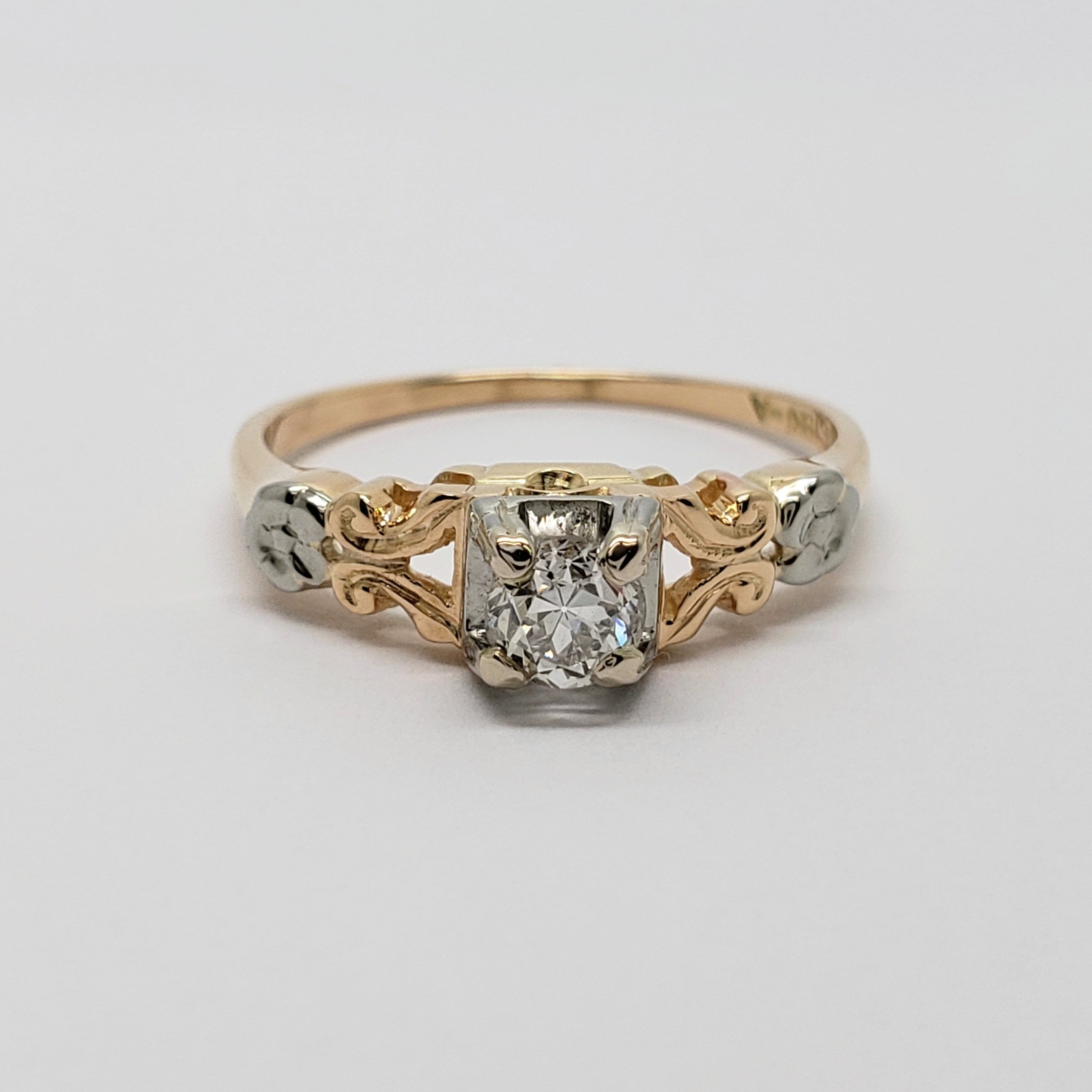 Antique Diamond Engagement Ring | Era Design Vancouver Canada