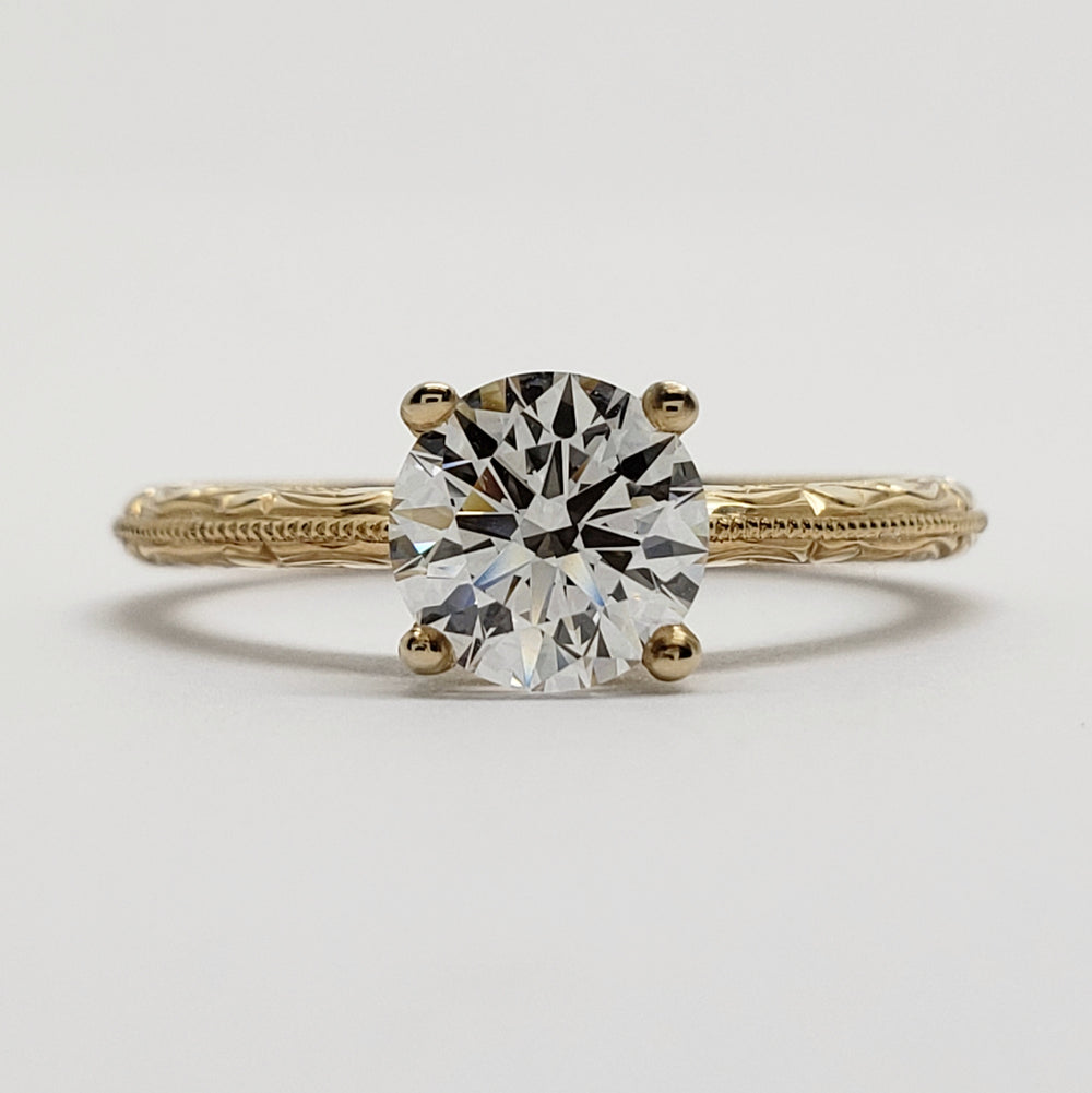 Lab Diamond Engagement Ring | Era Design Vancouver Canada