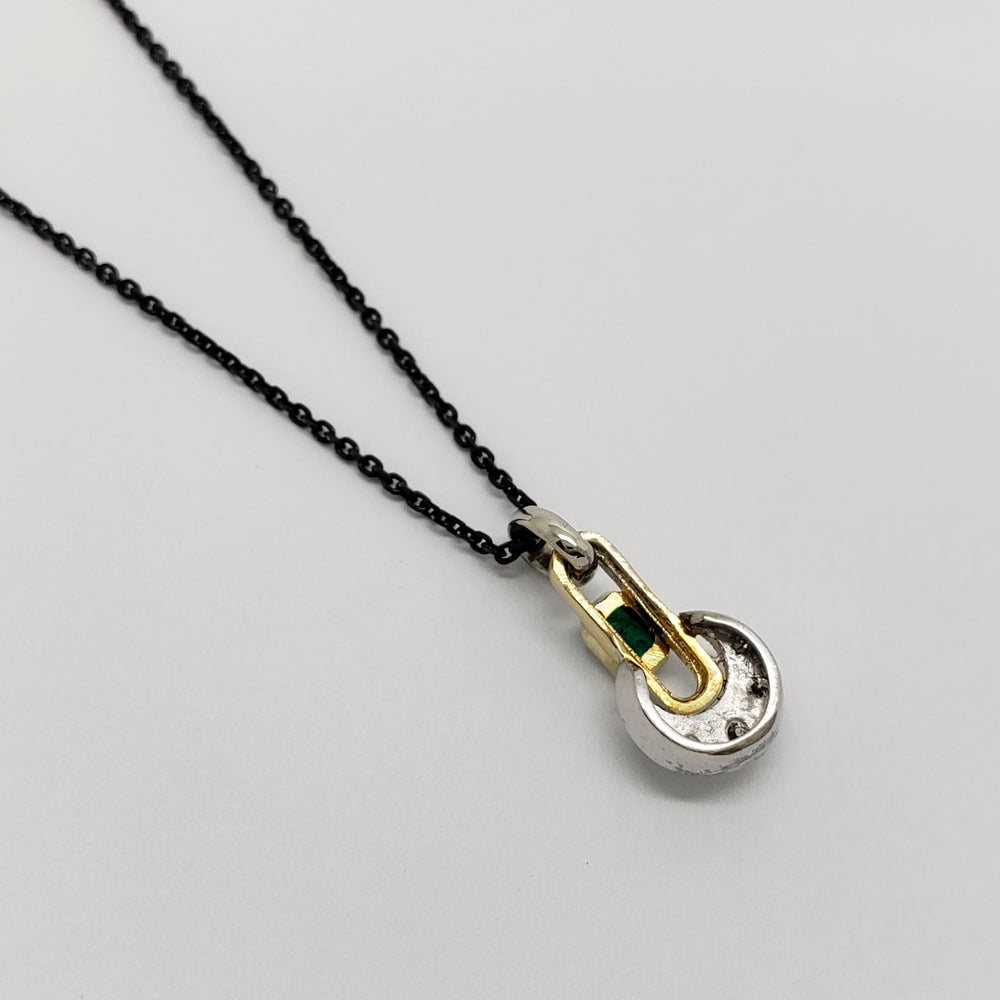 Vintage Emerald & Diamond Pendant