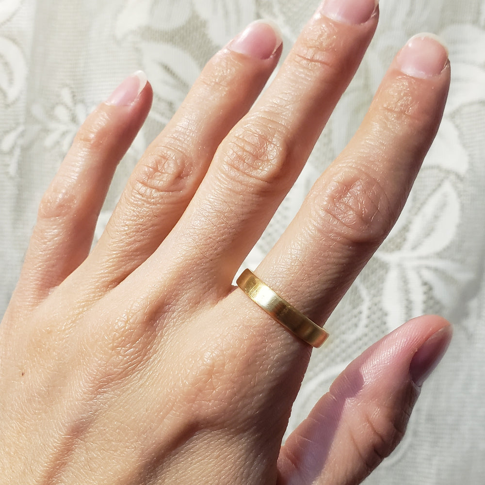 Yellow Gold Wedding Ring  | Era Design Vancouver Canada