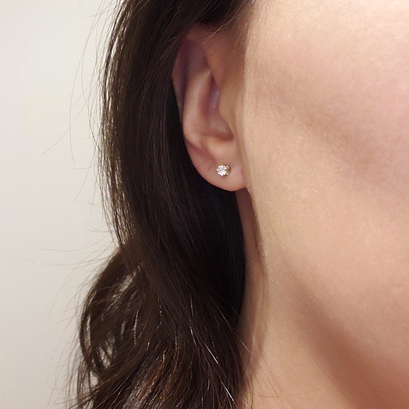 Vintage Diamond Stud Earrings | Era Design Vancouver Canada