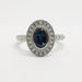 Sapphire and Diamond Engagement Ring | Era Design Vancouver Canada