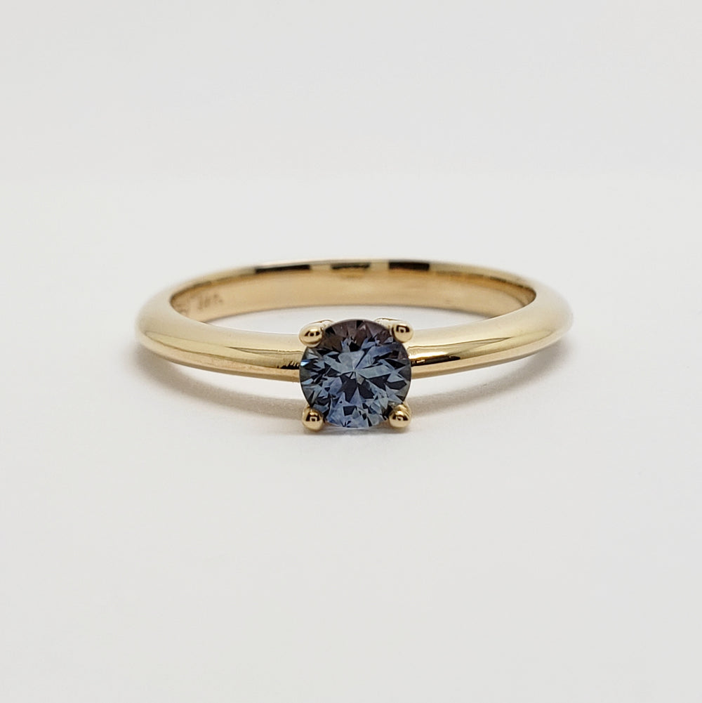 Montana Sapphire Engagement Ring | Era Design Vancouver Canada