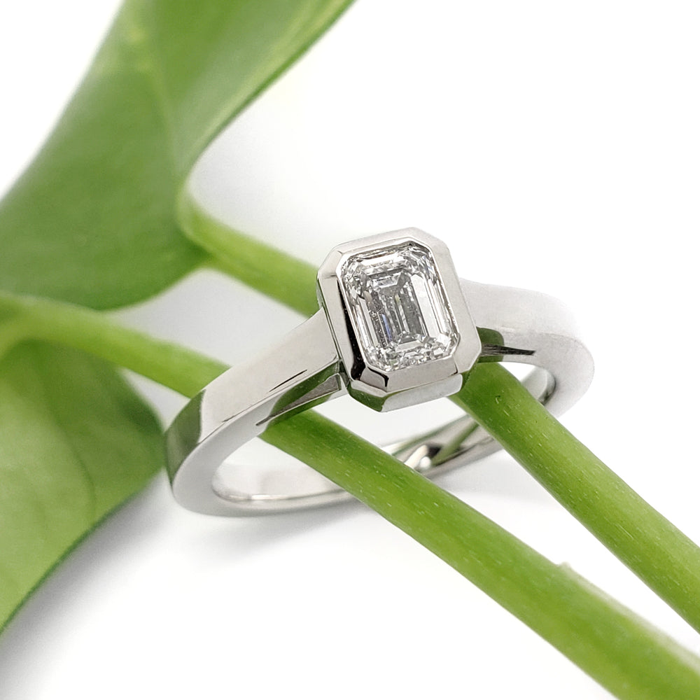 Lab Diamond Engagement Ring | Era Design Vancouver Canada