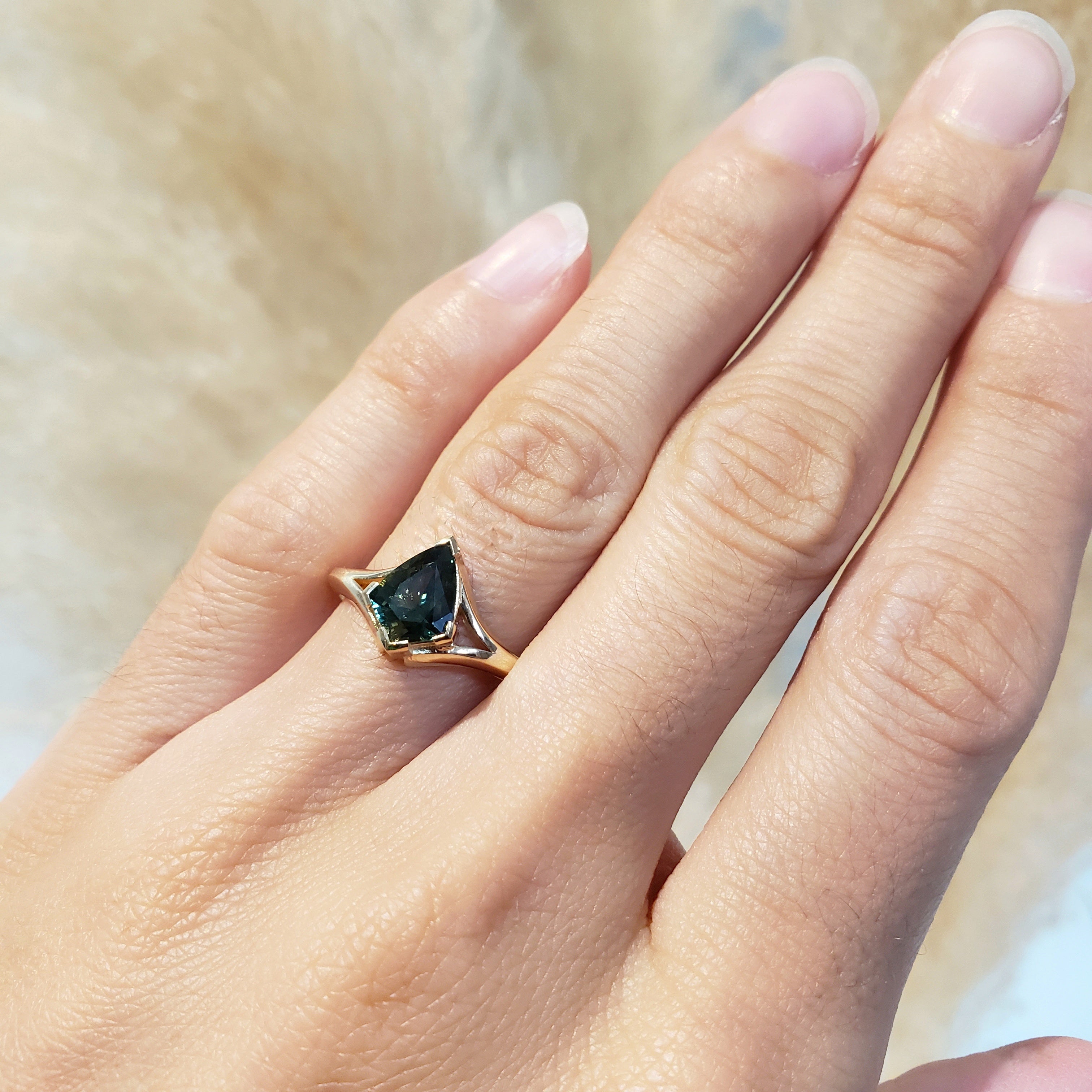 Sapphire Engagement Ring | Era Design Vancouver Canada