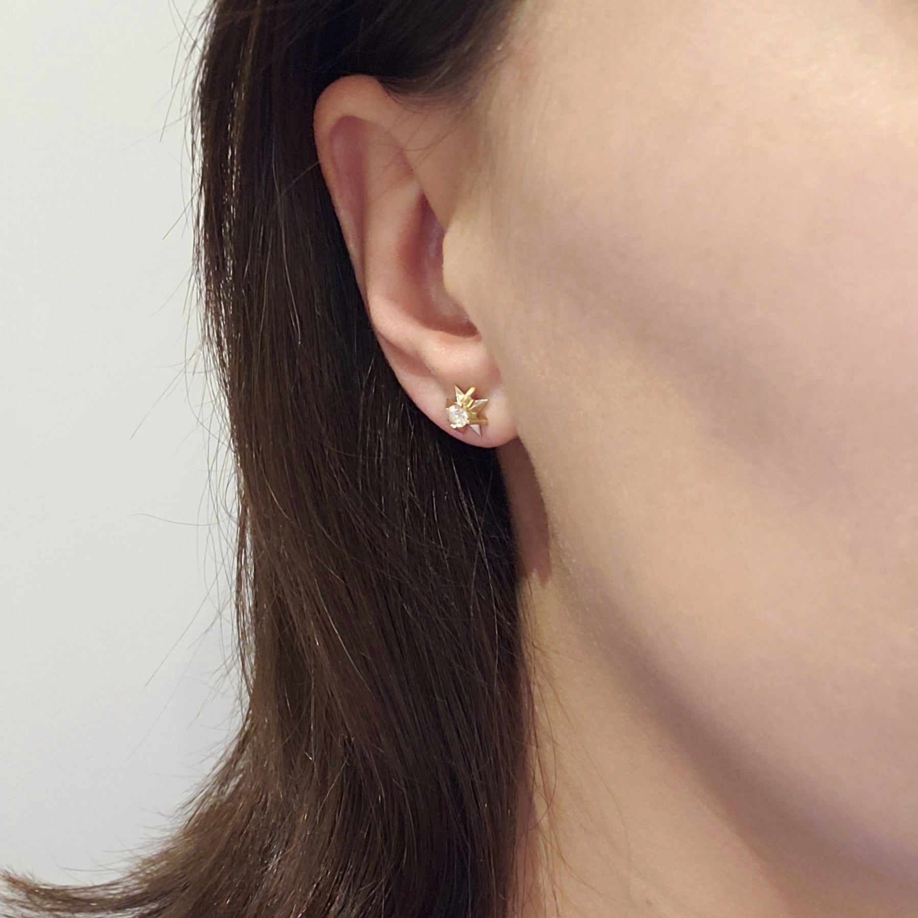 Vintage Diamond Stud Earrings | Era Design Vancouver Canada