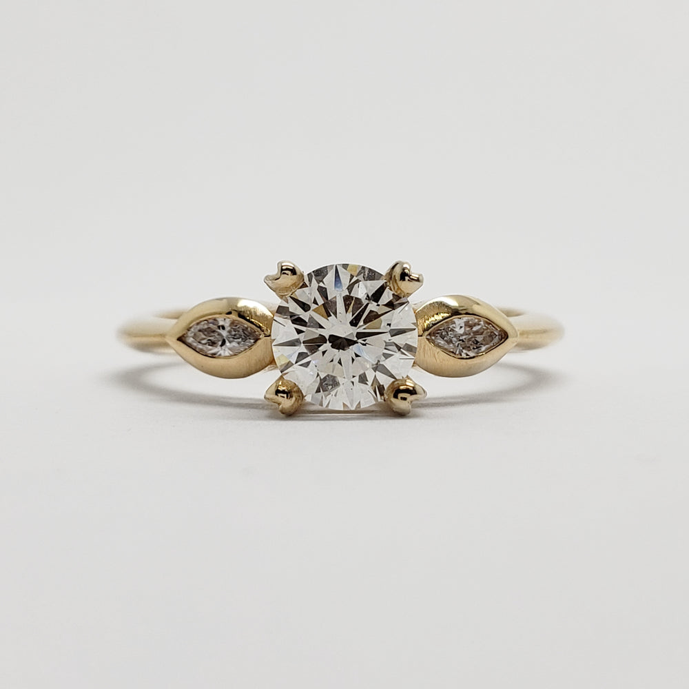 Lab Diamond Engagement Ring | Era Design Vancouver Canada