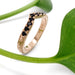 Black Spinel Wedding Ring | Era Design Vancouver Canada