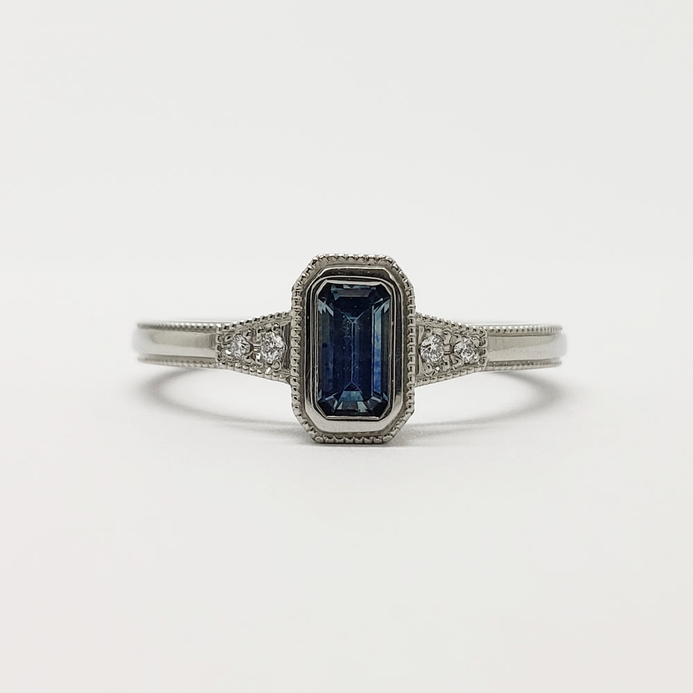 Montana Sapphire Engagement Ring | Era Design Vancouver Canada