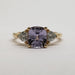 Lavender Cushion Sapphire Engagement Ring | Era Design Vancouver Canada
