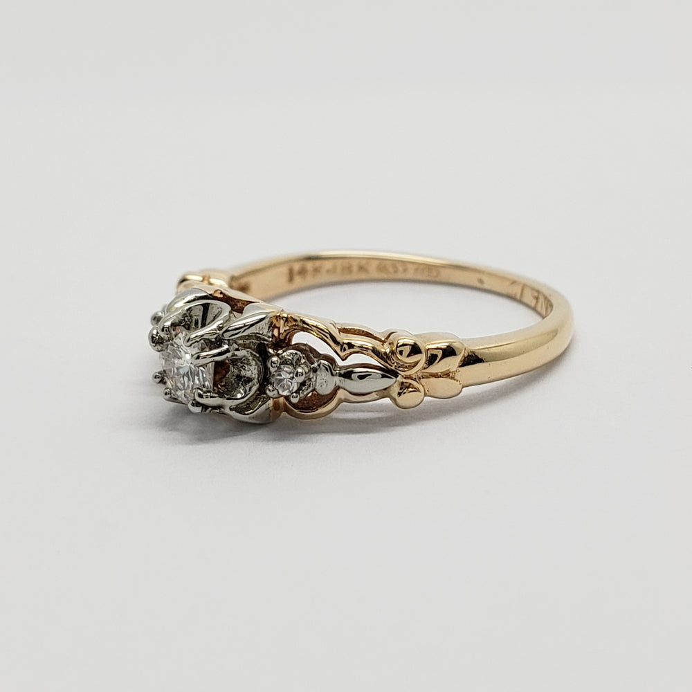 Antique Diamond Engagement Ring | Era Design Vancouver Canada