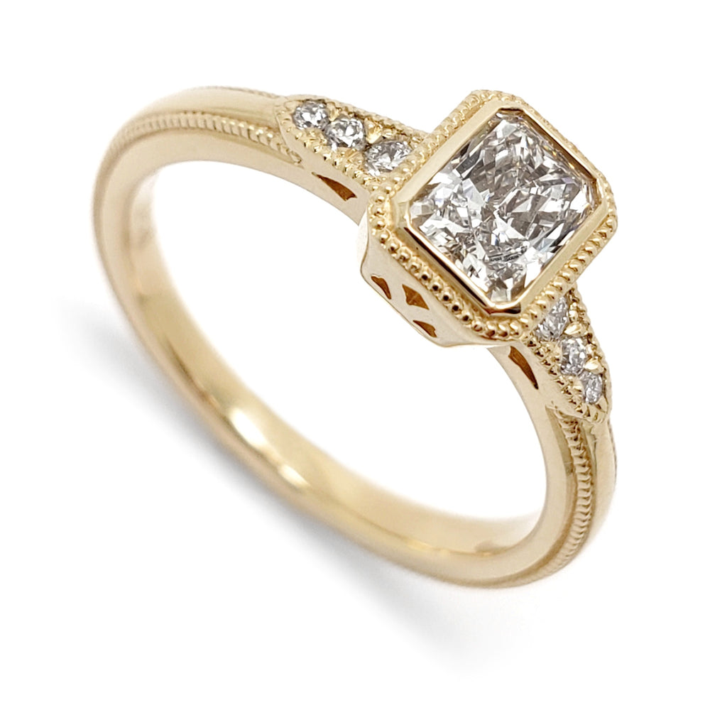 Lab Diamond Engagement Ring | Era Design Vancouver Canada