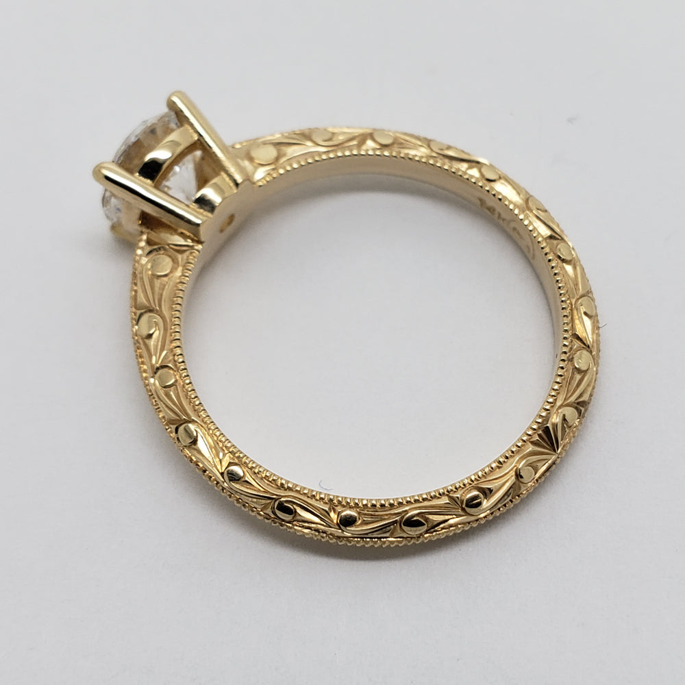 Lab Diamond Engagement Ring | Era Design Vancouver Canada