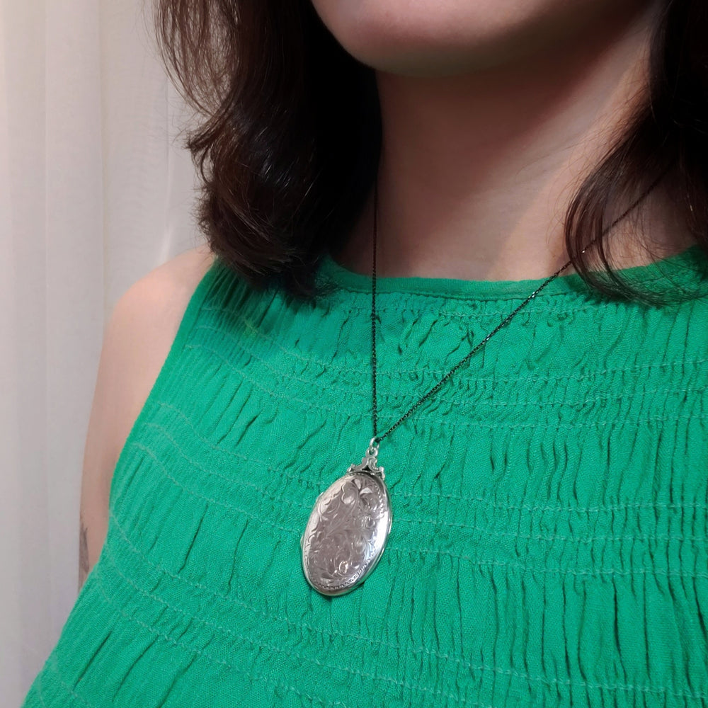 Vintage Silver Birks Locket | Era Design Vancouver Canada