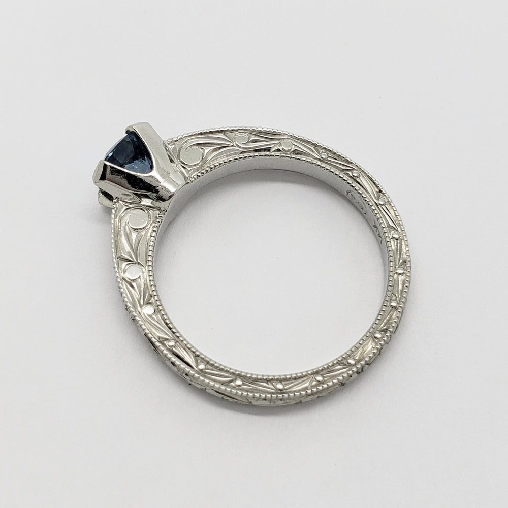Montana Sapphire Engagement Ring | Era Design Vancouver Canada