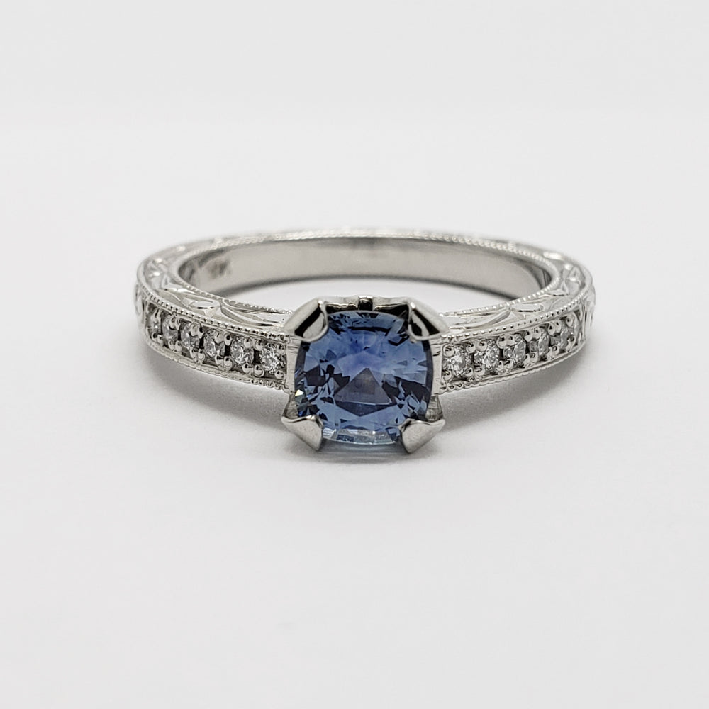 Montana Sapphire Engagement Ring | Era Design Vancouver Canada
