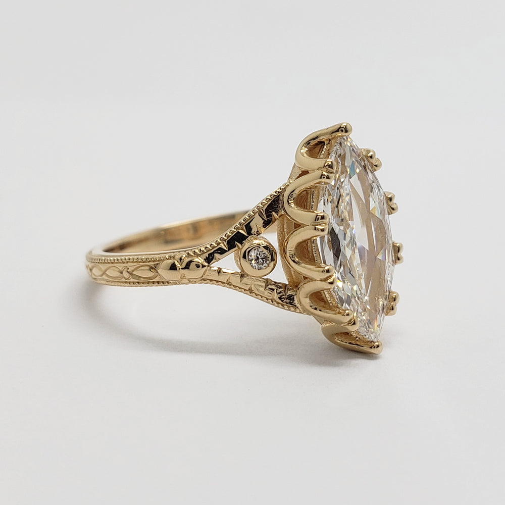 Lab Diamond Engagement Ring | Era Design Vancouver Canada