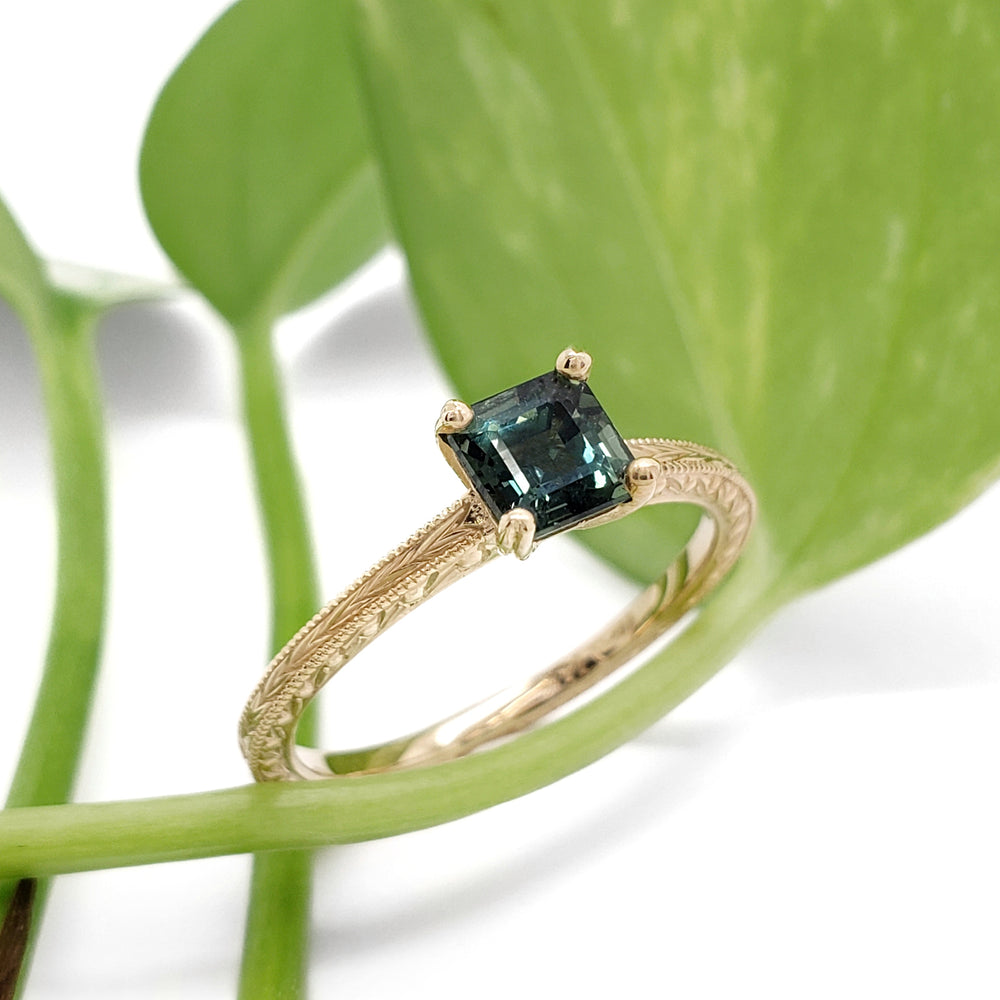 Sapphire Engagement Ring | Era Design Vancouver Canada