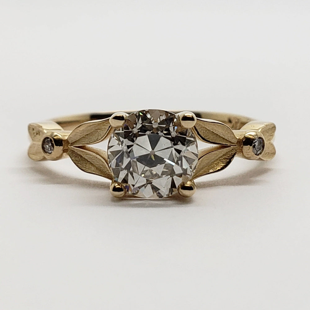 Old European Lab Diamond Engagement Ring | Era Design Vancouver Canada