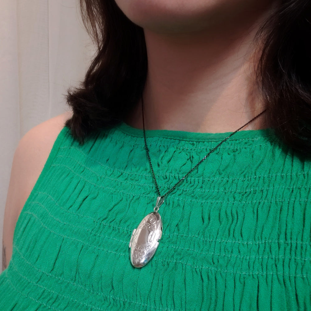 Vintage Silver Locket | Era Design Vancouver Canada