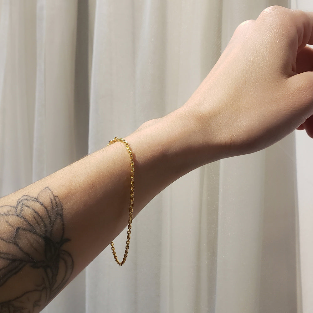 Vintage Yellow Gold Bracelet | Era Design Vancouver Canada
