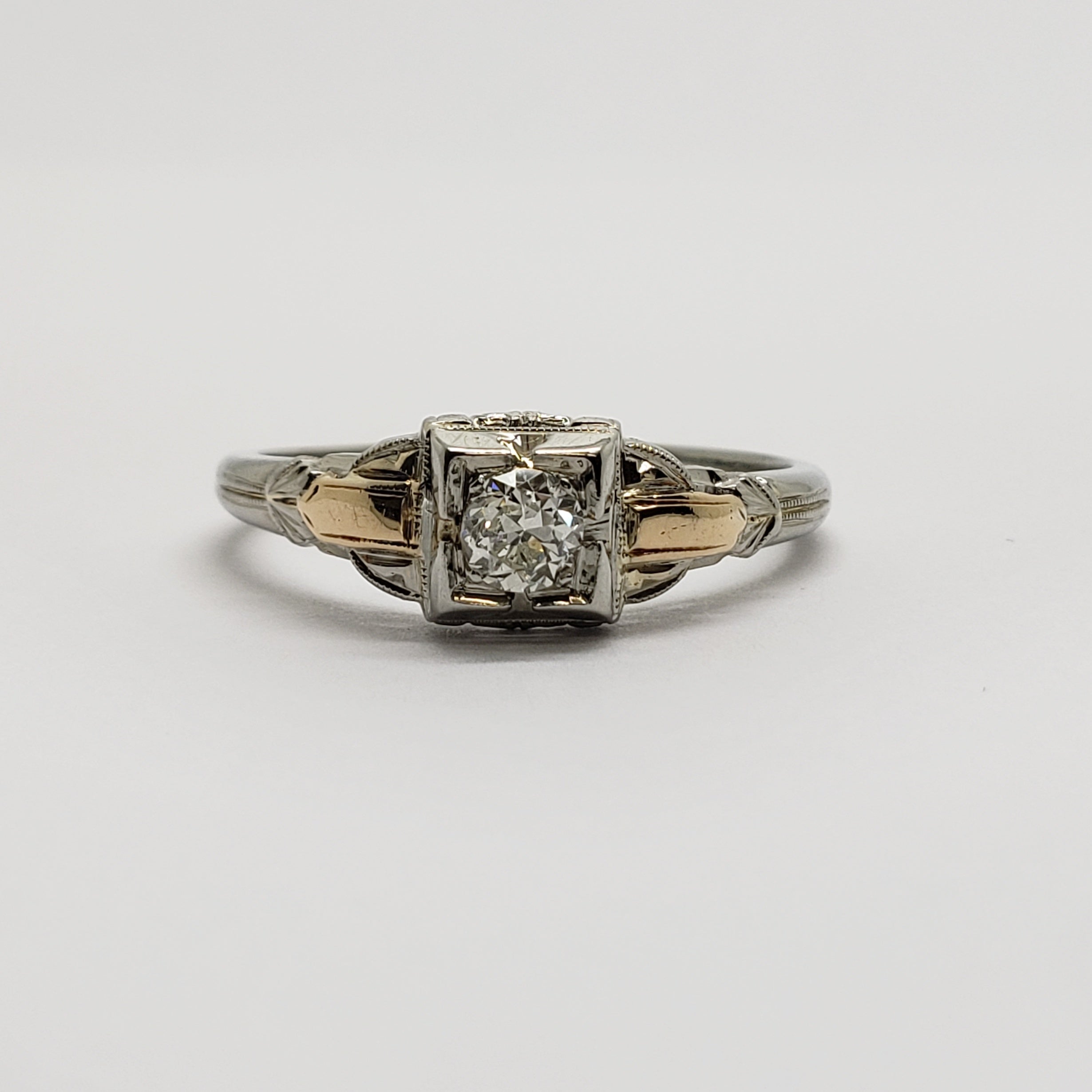 Antique Diamond Engagement Ring | Era Design Vancouver Canada