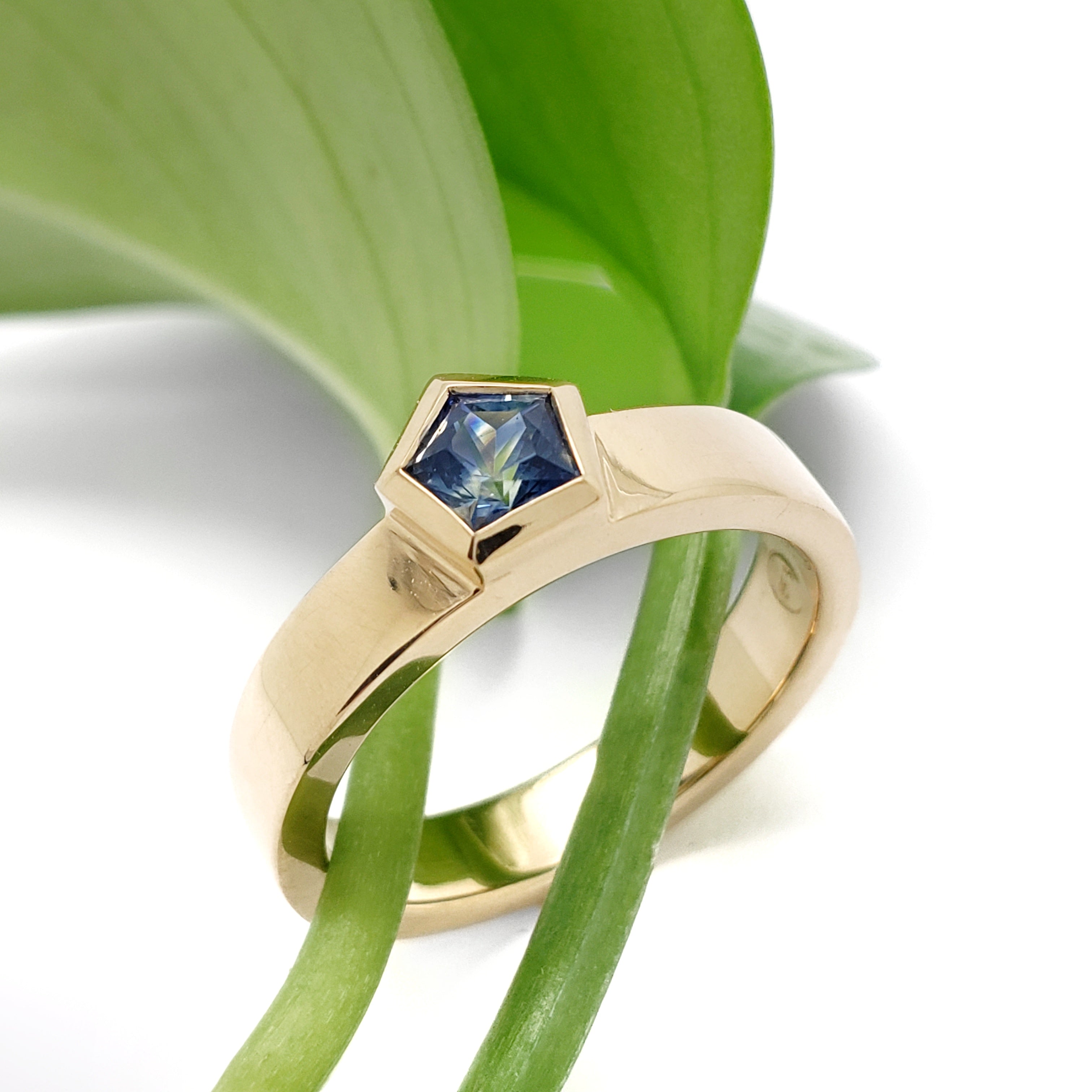Montana Sapphire Engagement Ring | Era Design Vancouver Canada