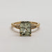 Tea Green Sapphire Engagement Ring | Era Design Vancouver Canada