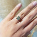 Tea Green Sapphire Engagement Ring | Era Design Vancouver Canada