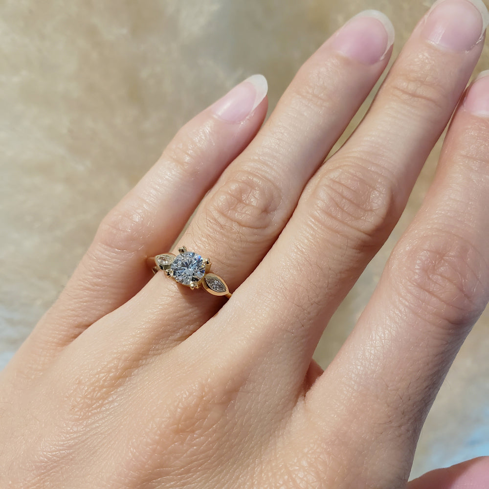 Lab Diamond Engagement Ring | Era Design Vancouver Canada