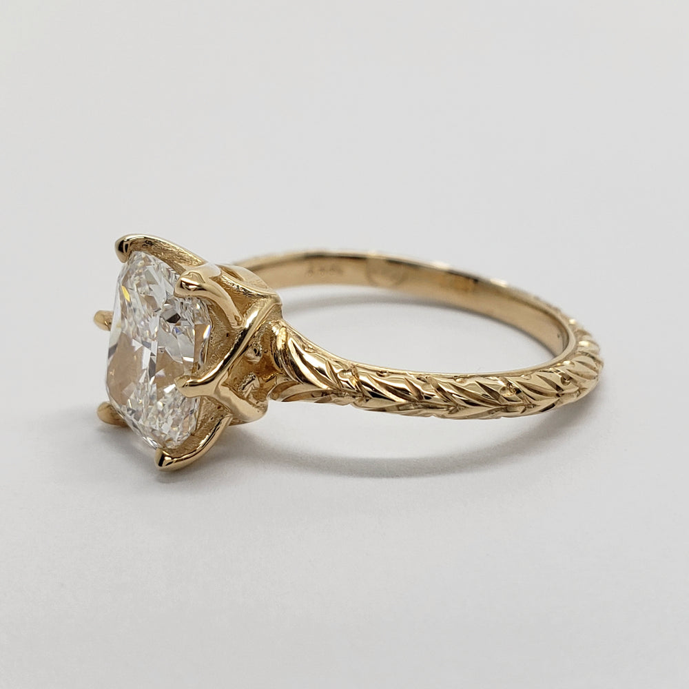 Lab Diamond Engagement Ring | Era Design Vancouver Canada