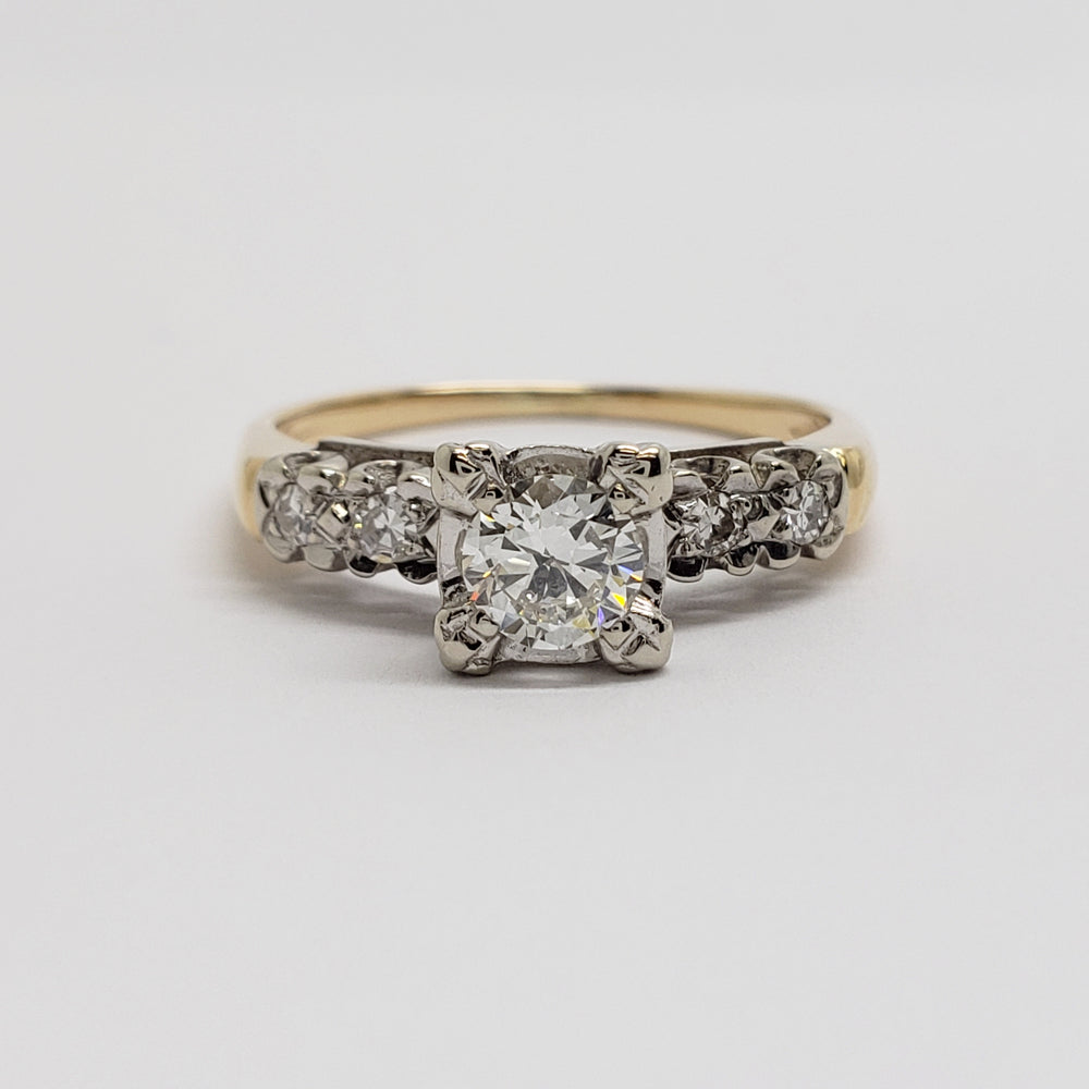 Antique Diamond Engagement Ring | Era Design Vancouver Canada
