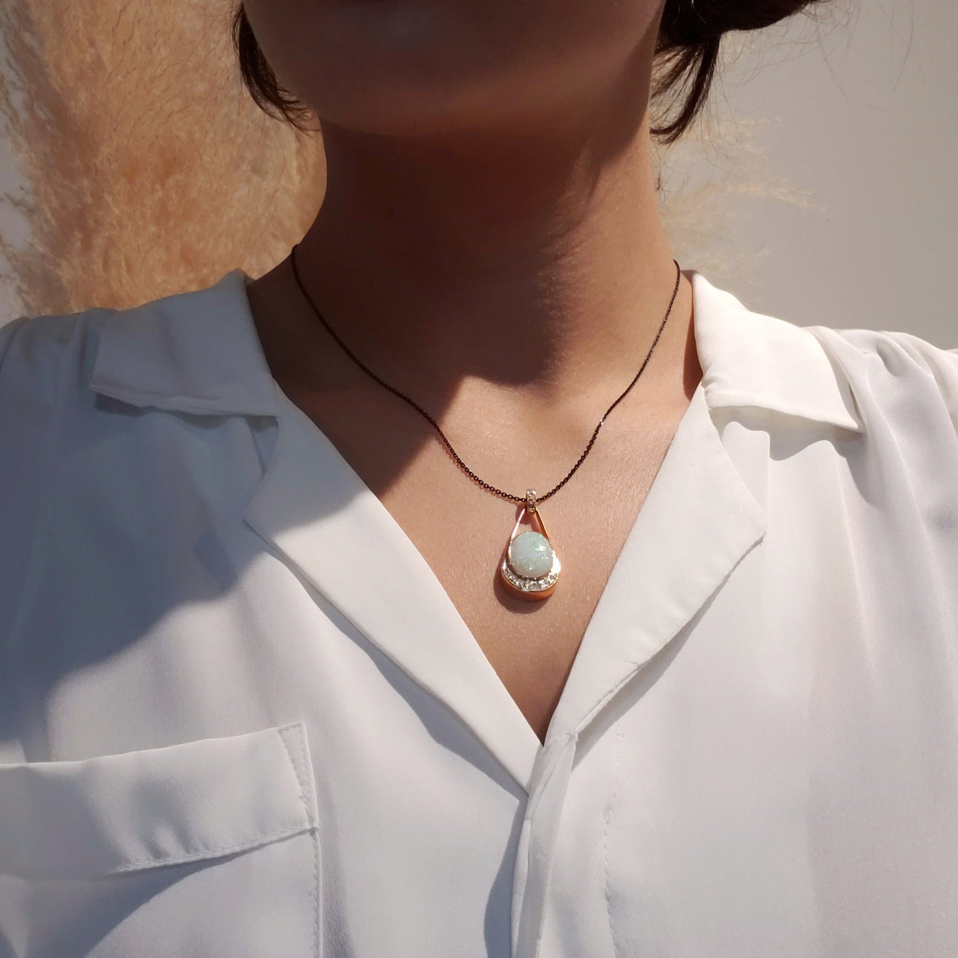 Vintage Opal Pendant | Era Design Vancouver Canada