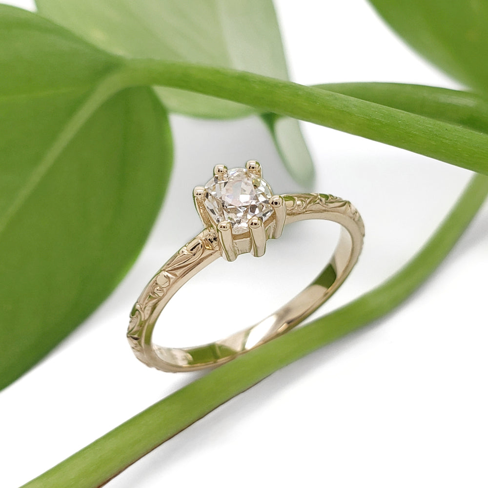 Antique Diamond Engagement Ring | Era Design Vancouver Canada