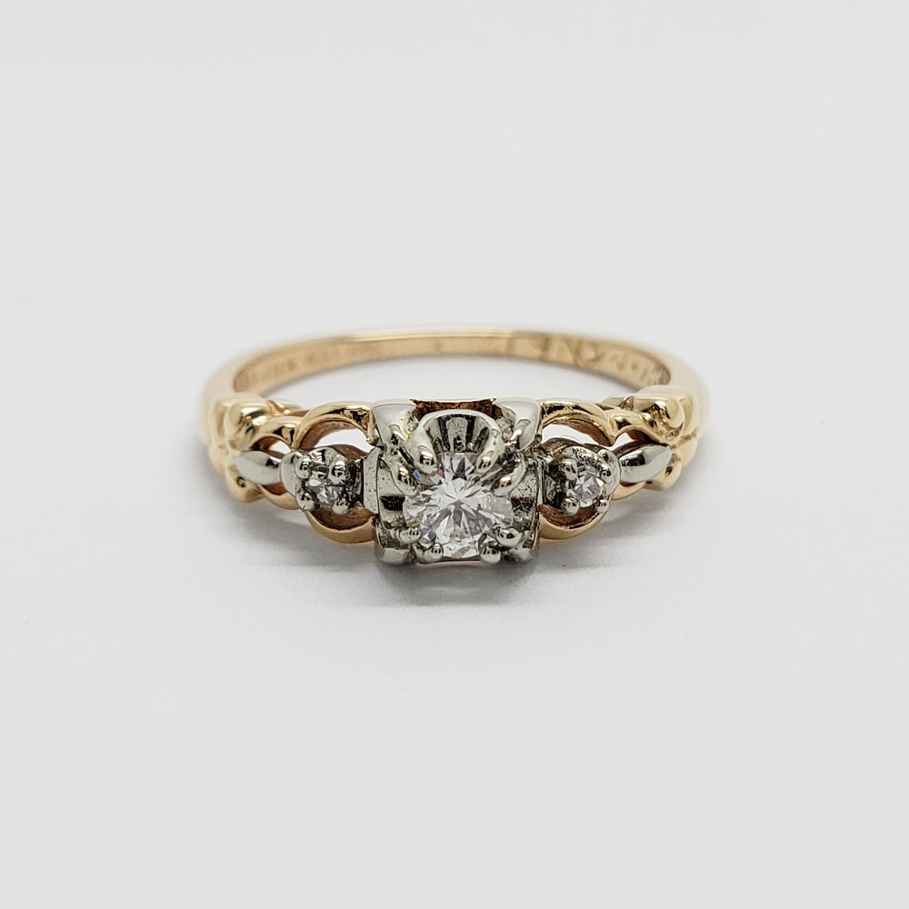 Antique Diamond Engagement Ring | Era Design Vancouver Canada