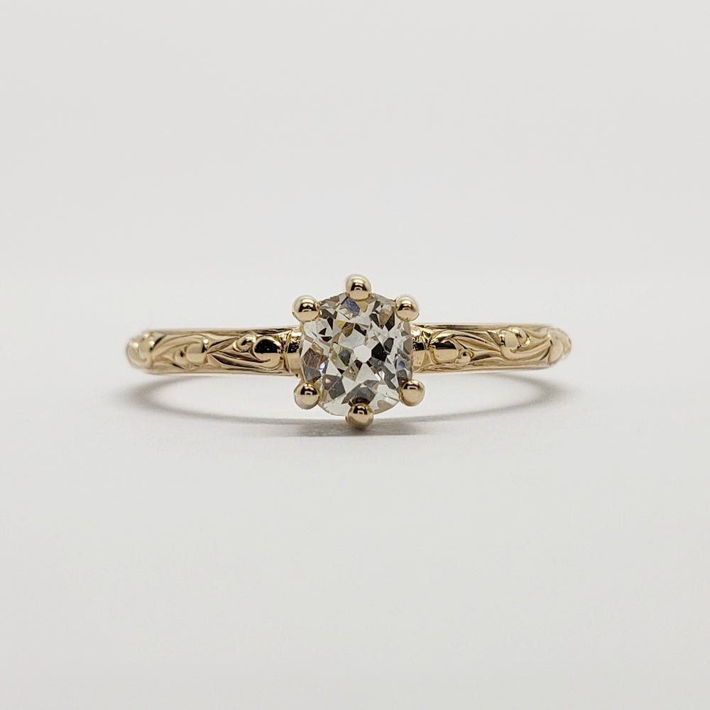 Antique Diamond Engagement Ring | Era Design Vancouver Canada