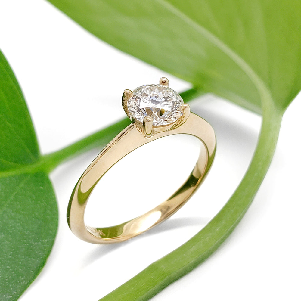 Lab Diamond Engagement Ring | Era Design Vancouver Canada