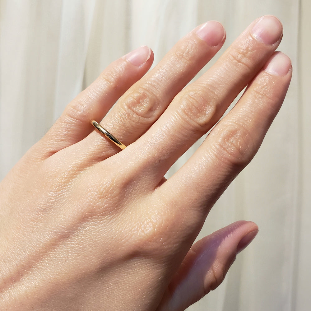 Yellow Gold Wedding Ring | Era Design Vancouver Canada
