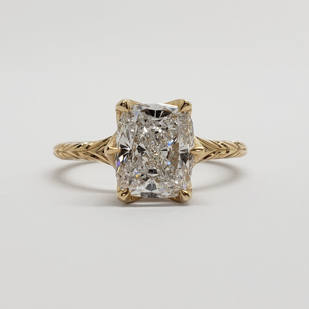 Lab Diamond Engagement Ring | Era Design Vancouver Canada