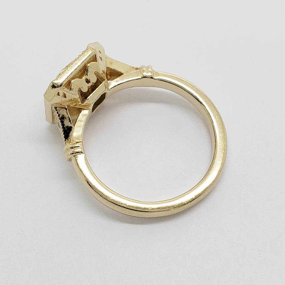 Sapphire and Diamond Engagement Ring | Era Design Vancouver Canada